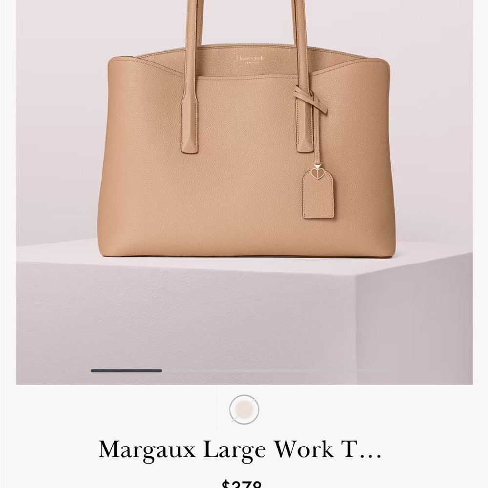 Kate Spade Tan Leather Margaux Tote